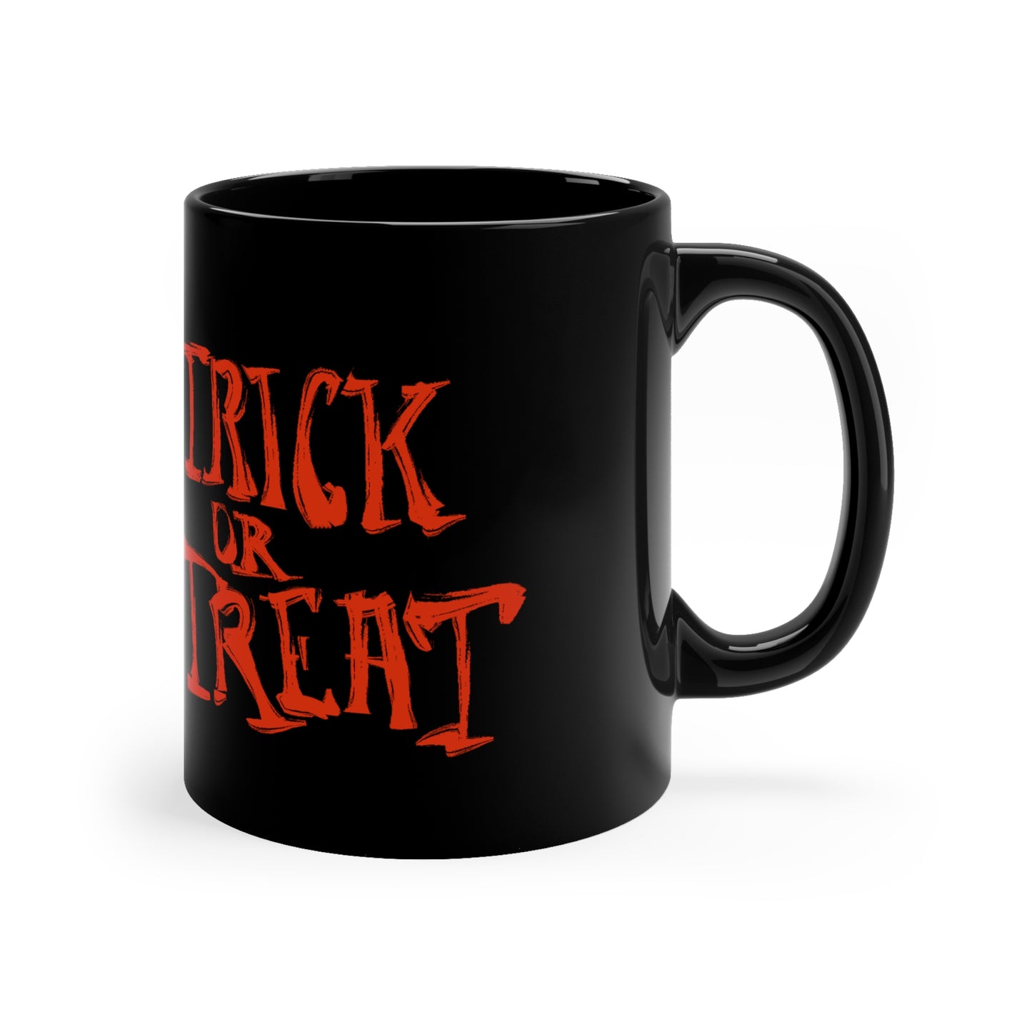 Trick or Treat 11oz Black Mug