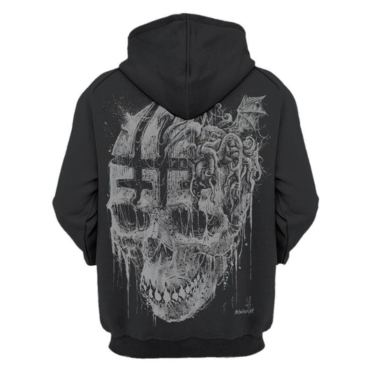 Where is my Mind: Big Skull Unisex Pullover Hoody