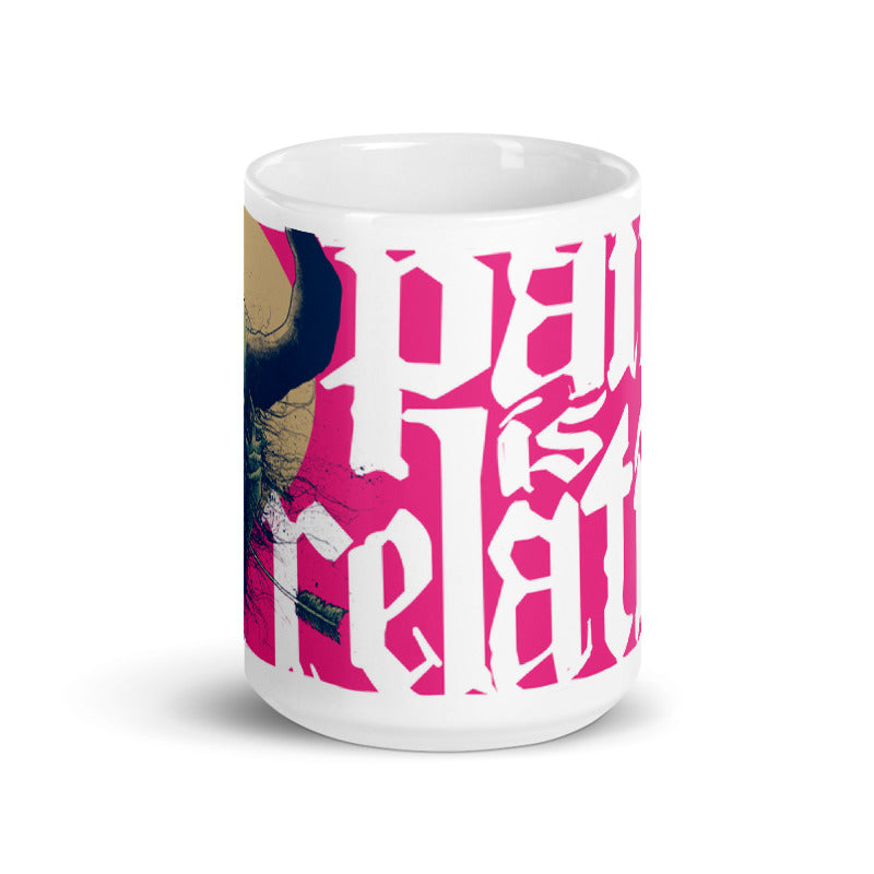Pain is Relative: Pink Mug