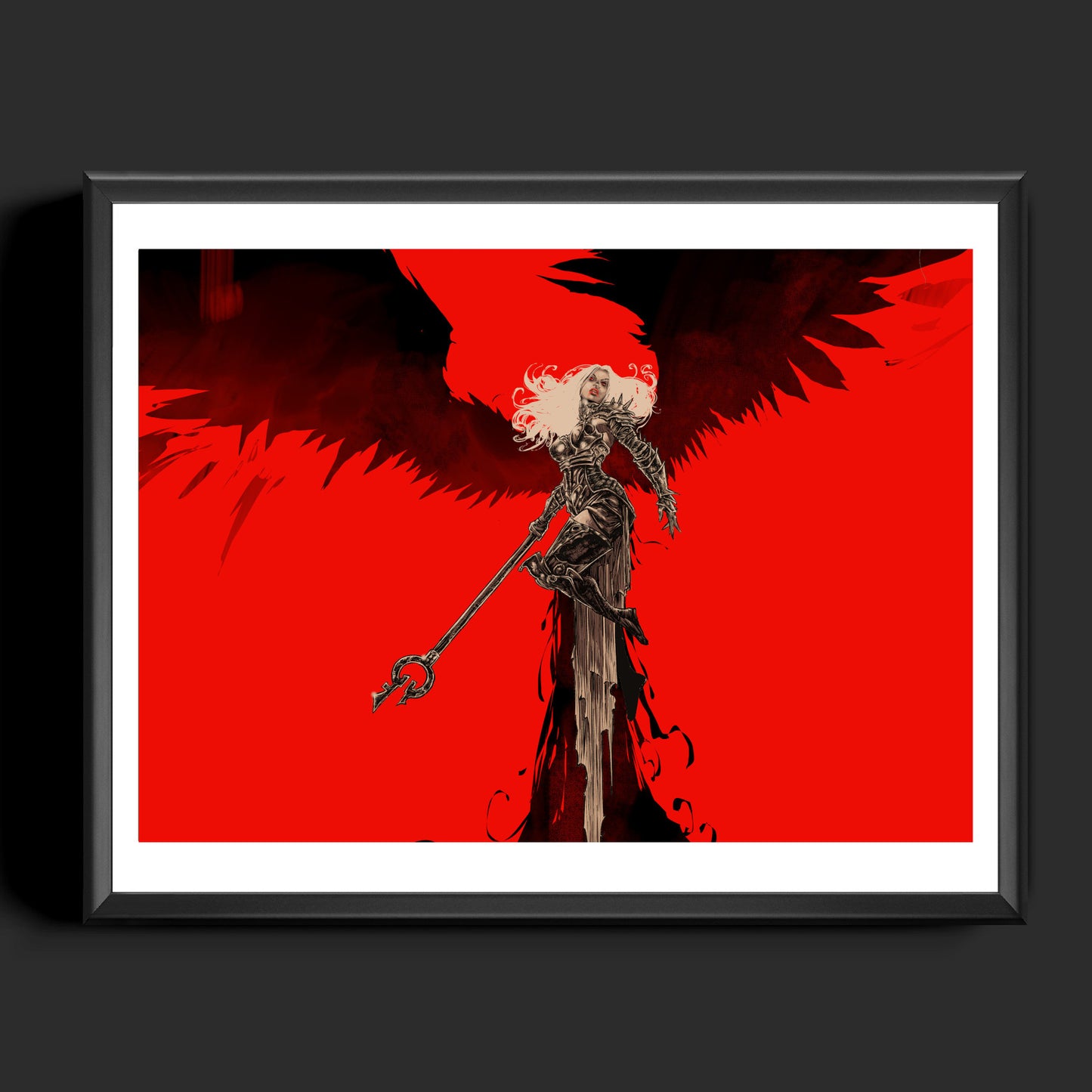 Magic The Gathering, The Angel, Avacyn A4 Art Print