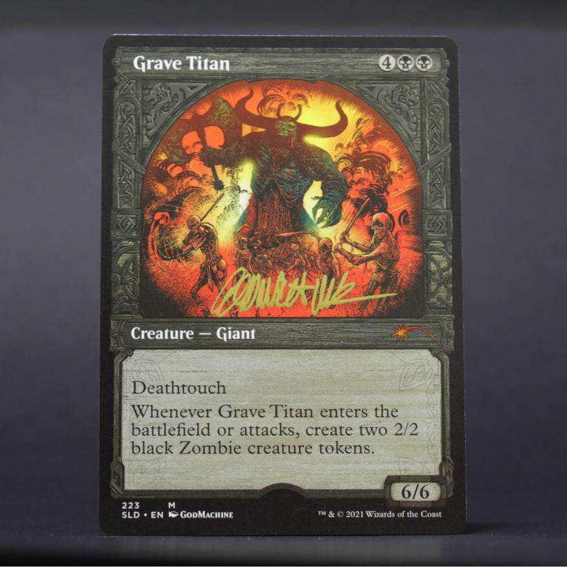 Magic The Gathering, Grave Titan Artist Proofs – Godmachine