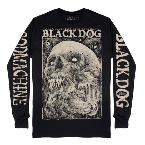Black Dog Unisex Long Sleeve T-Shirt – Godmachine