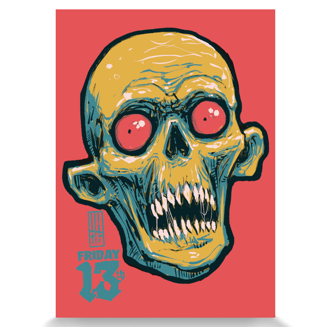 Friday 13th A4 Art Print