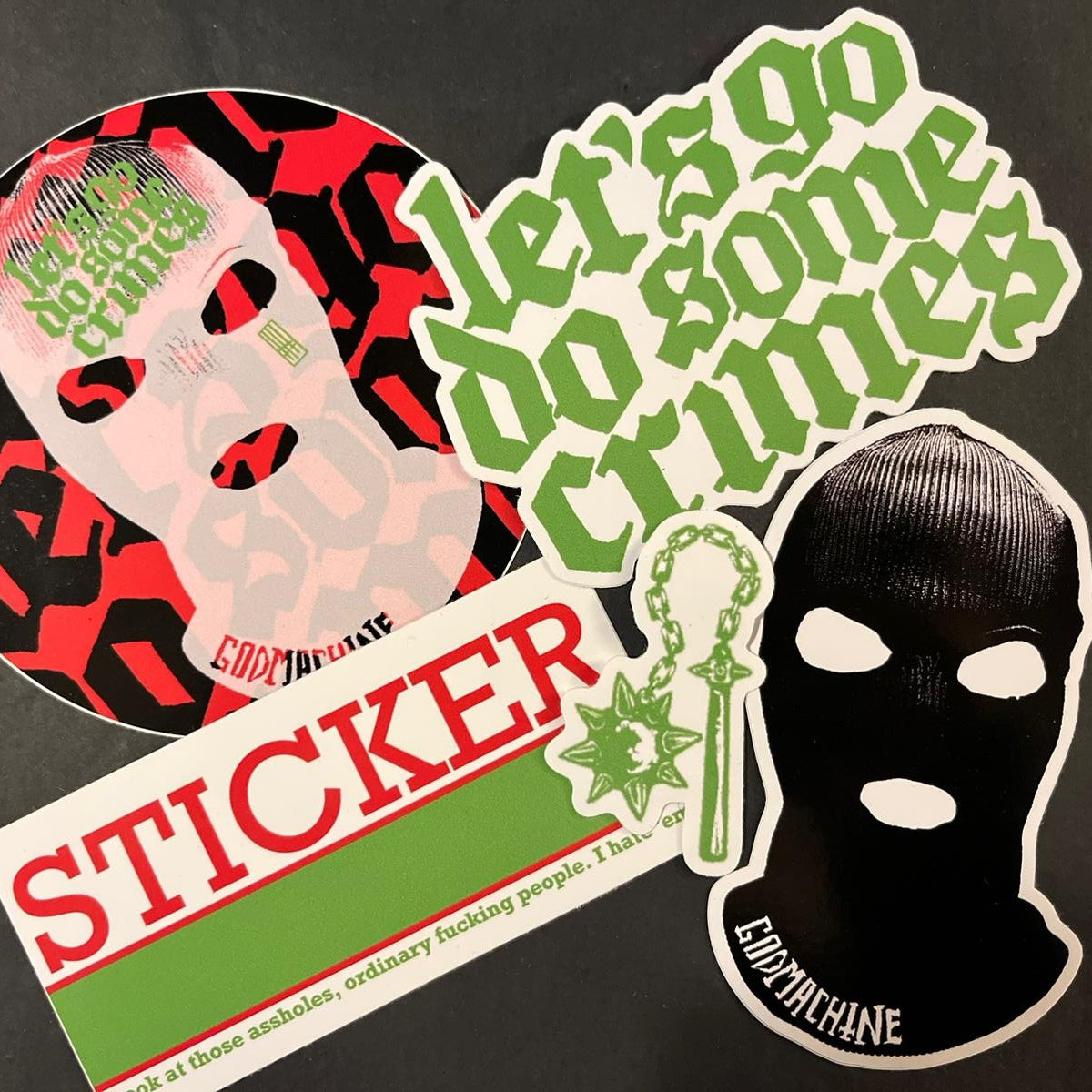 Crimes Sticker Pack
