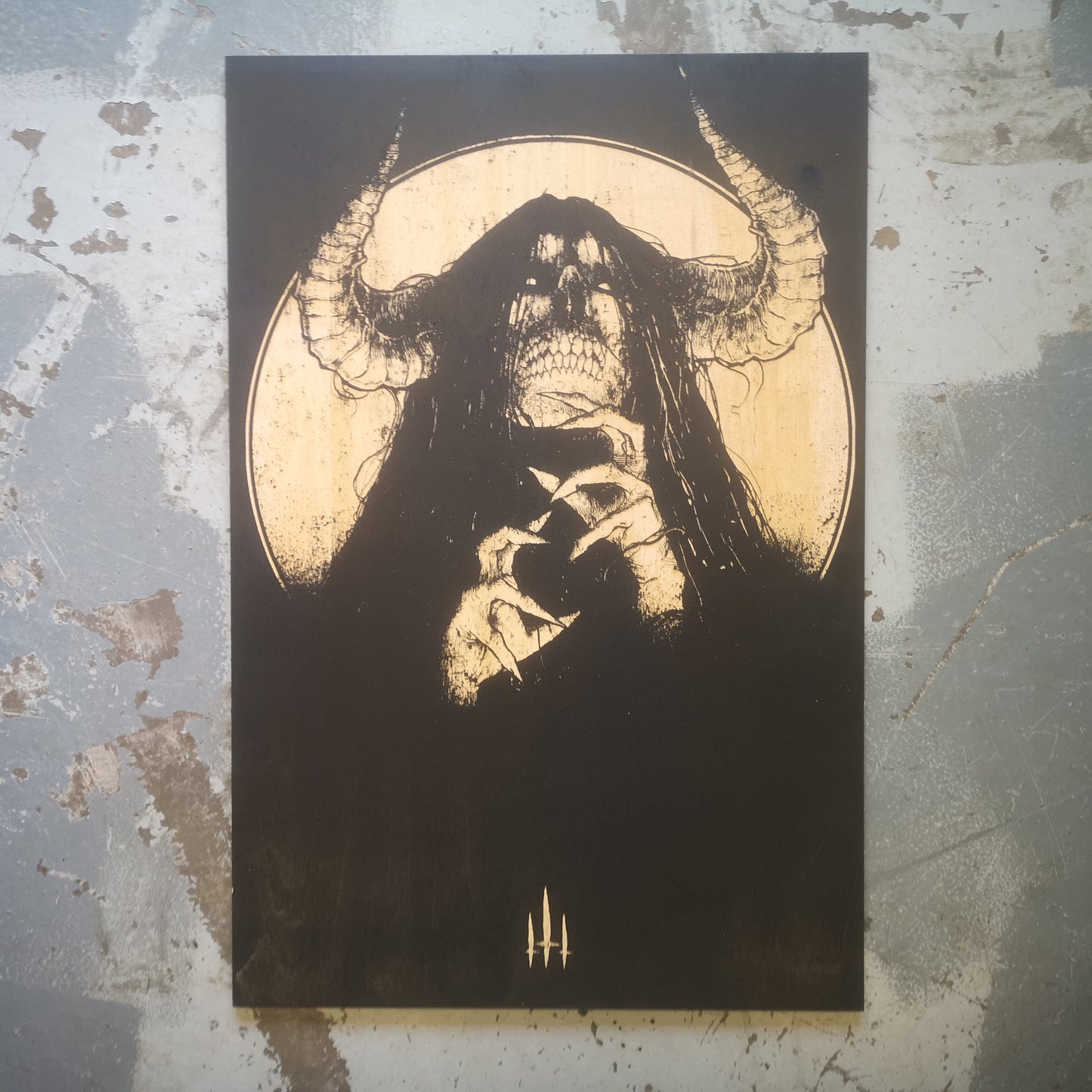 The Witch: Laser Etched Wood