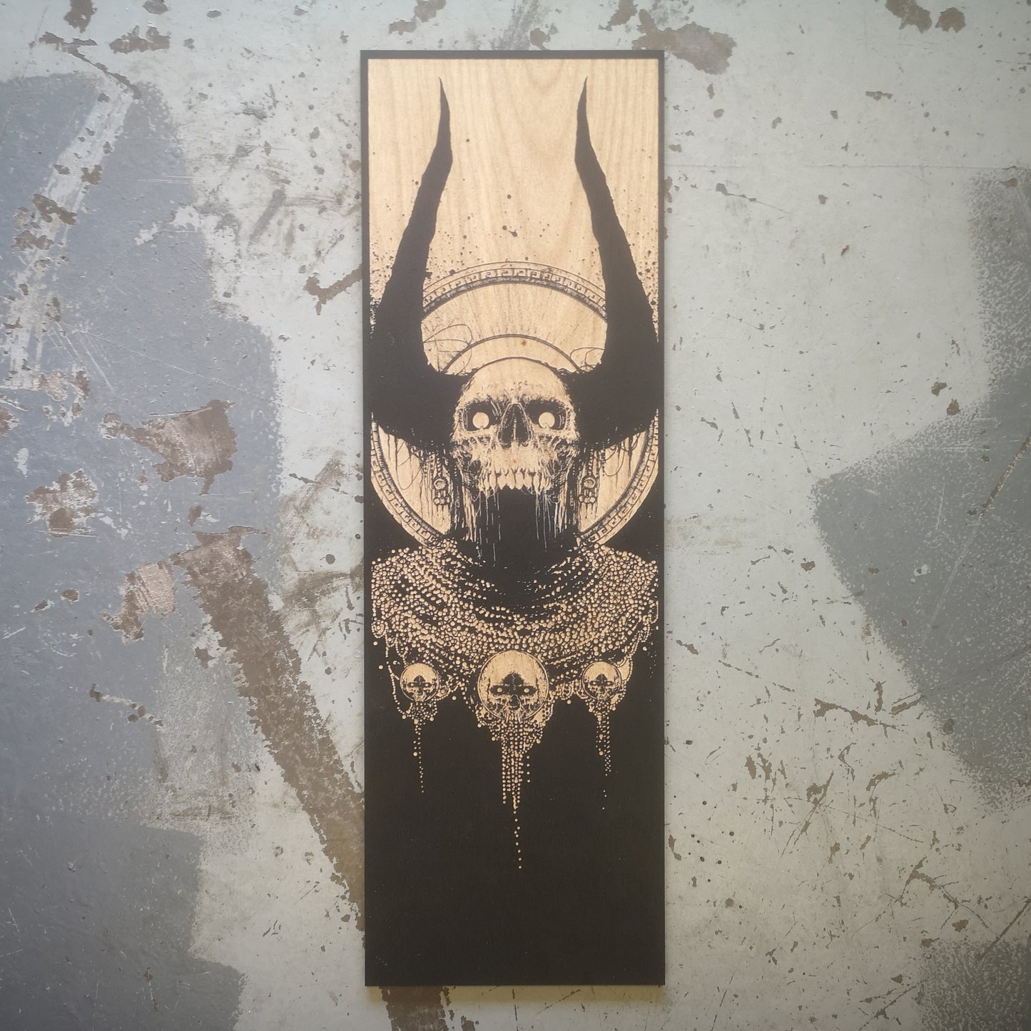 The Dead Can't Dance: Laser Etched Wood