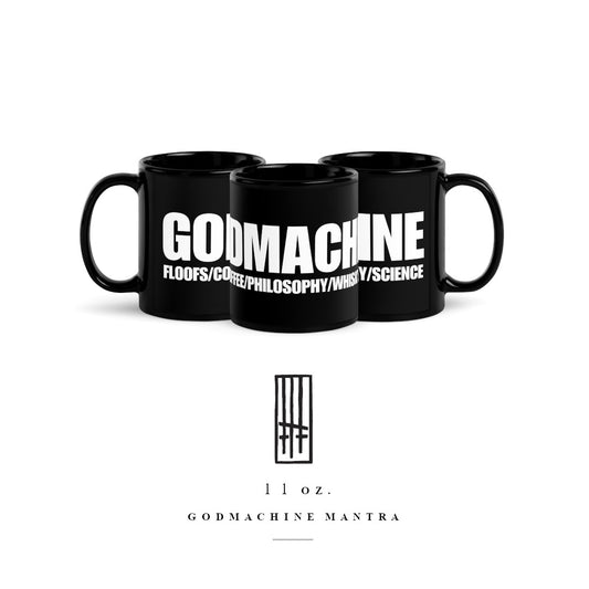 Godmachine Mantra Mug Black