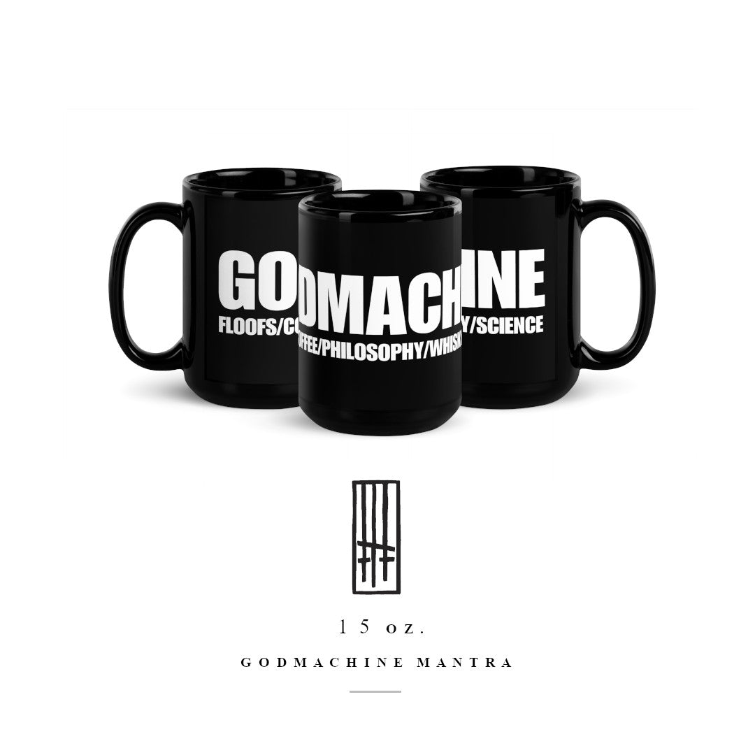 Godmachine Mantra Mug Black