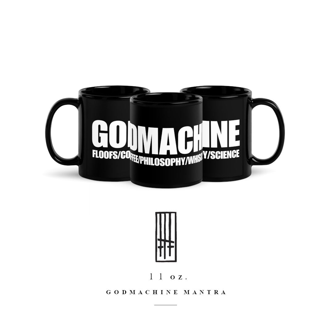 Godmachine Mantra Mug Black