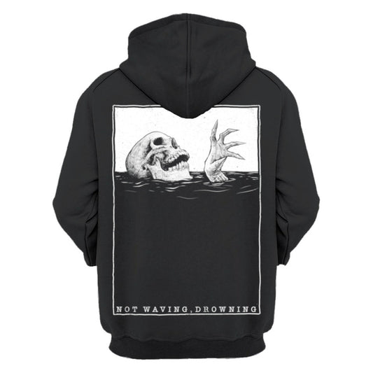 Not Waving, Drowning Unisex Pullover Hoody