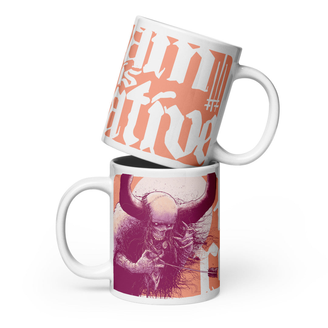 Pain Is Relative Coral Mug