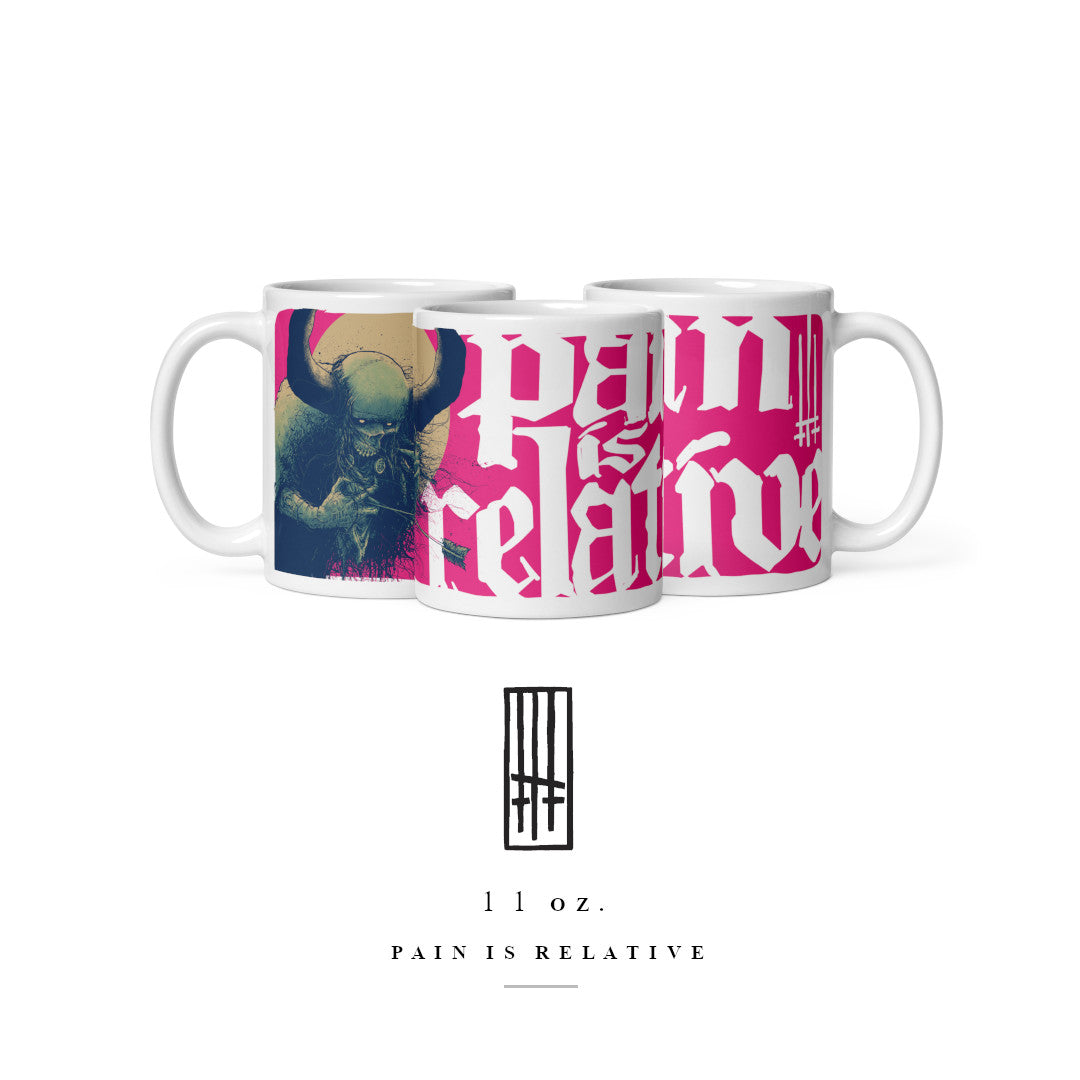 Pain Is Relative Pink Mug