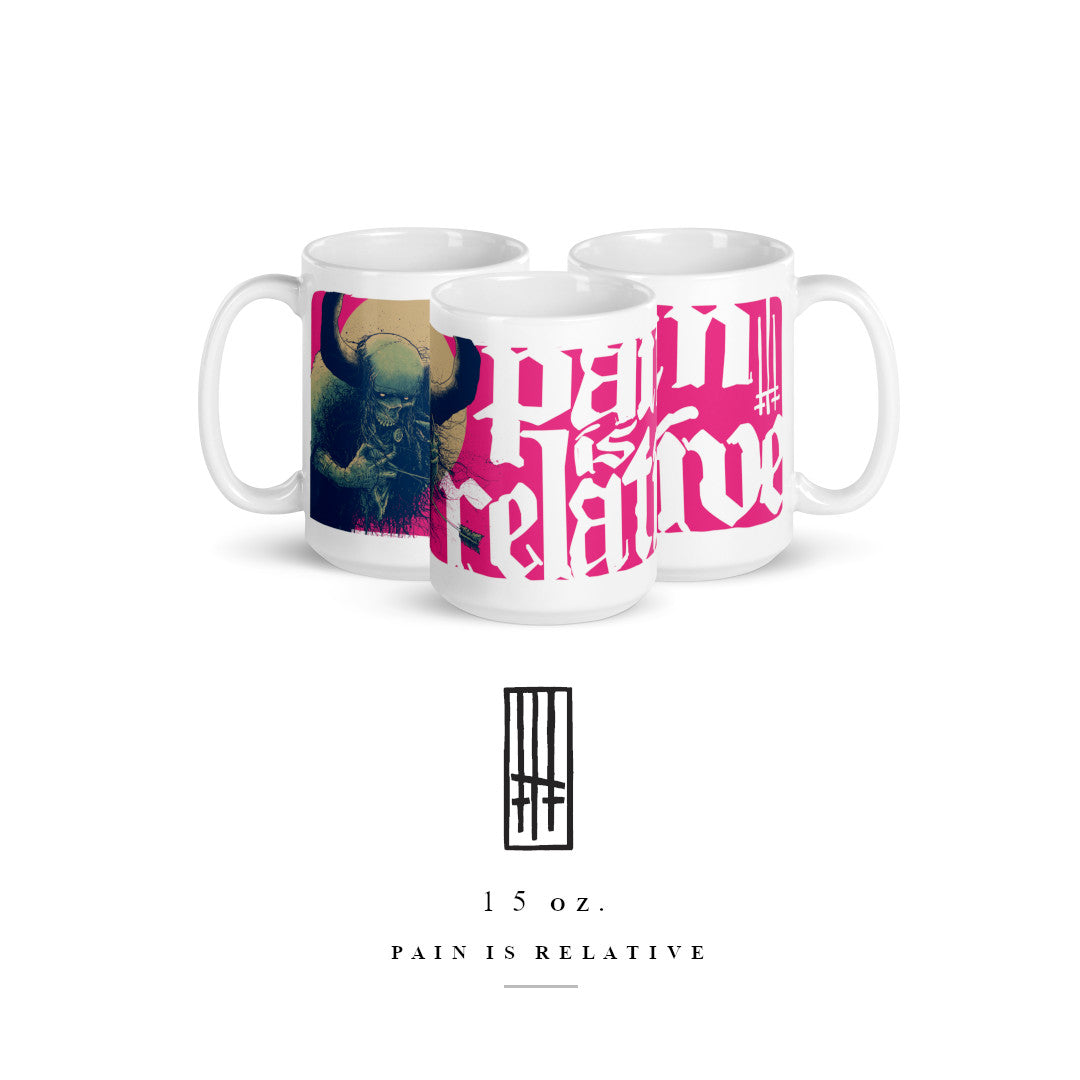 Pain Is Relative Pink Mug