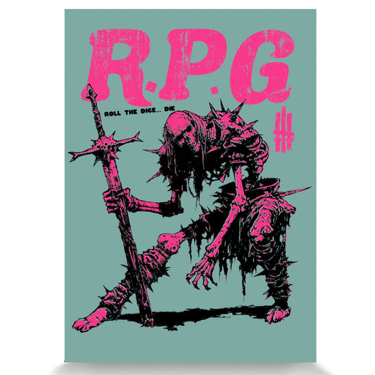 R.P.G A4 Art Print