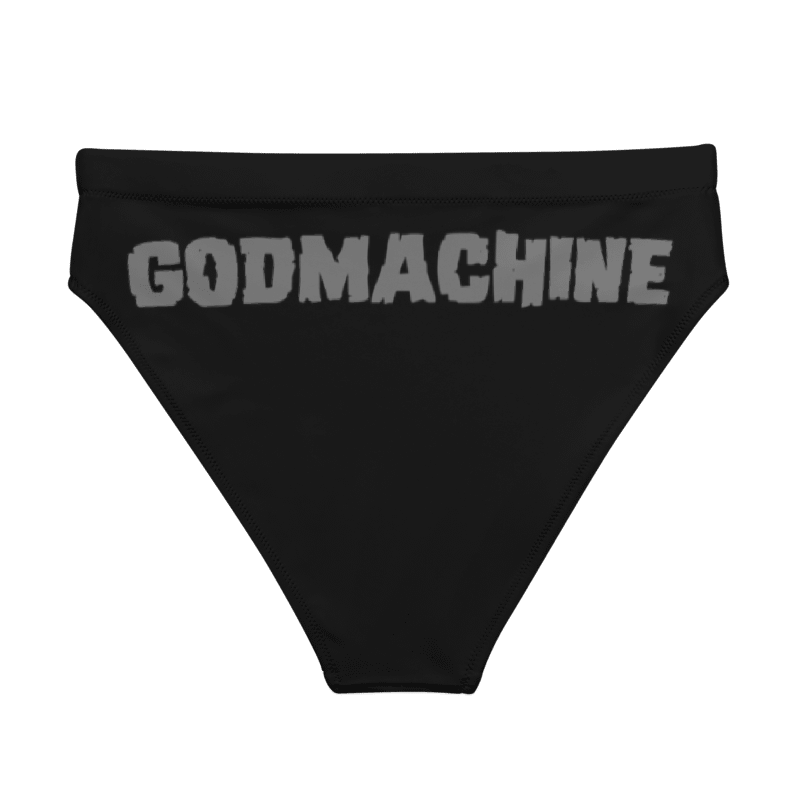 Godmachine Logo High-Waisted Bikini Bottoms